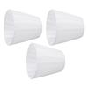 3pcs Fabric Lampshade Pleated Clip On Decorative Lamp Shade for Wall Table Lamp Modern E14 Candle Ch