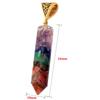 European American Fashion Colorful Natural Stone Gem Crystal Necklace for Women Wedding Jewelry