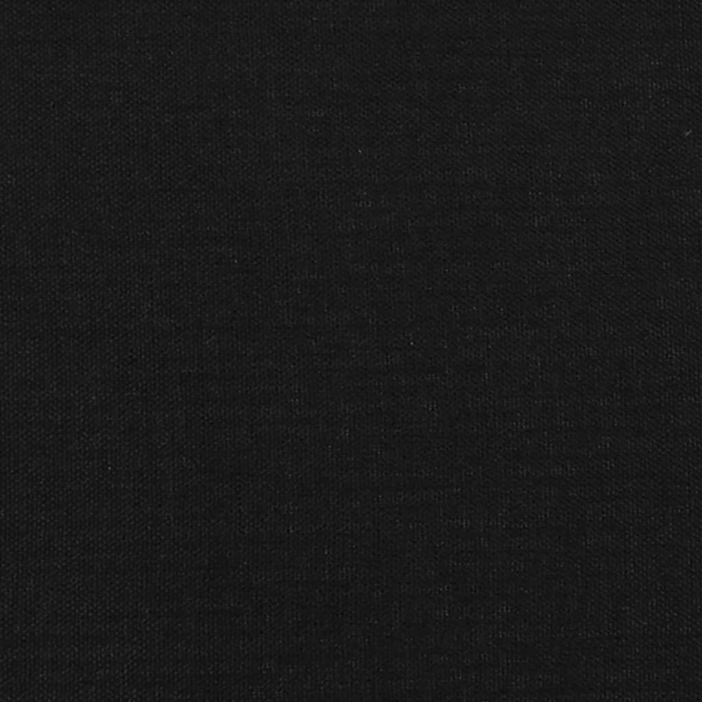 Vidaxl Rama Łóżka Bez Materaca, Czarna, 200X200 Cm, Obita Tkaniną