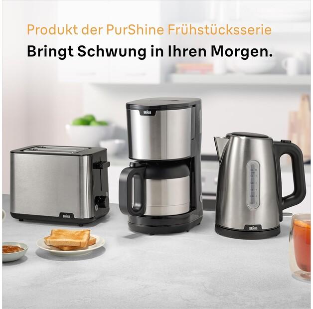 Кофеварка Braun KF 1505 BK PurShine (0X13211069)