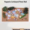 Selbstklebendes magnetisches Kork-Foto- & Nachrichtenbrett für den Kindergarten