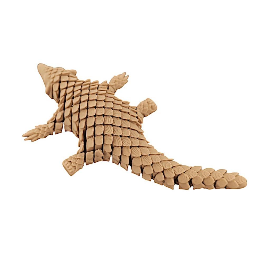 Realistic Pangolin Ornament Movable Joints 3D Printed Pangolin Model  Birthday Gift