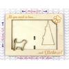 Otterhound - Photo frame, engraved wooden frame, a lovely gadget for the dog lover by Art-Dog