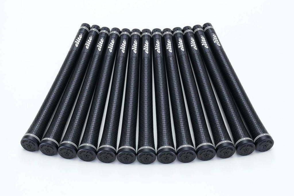 Elitegrips Golf Grips TD50 SOFT Set Berlina Black No Backline 13-piece