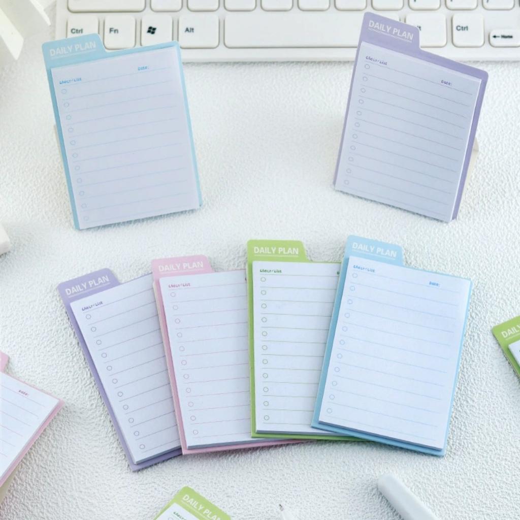 Standing Sticky Notes Mini To Do List Check Notes Cute Notepads Memo Pad 30 Sheets Students Office Stationery Supplies Wholesale