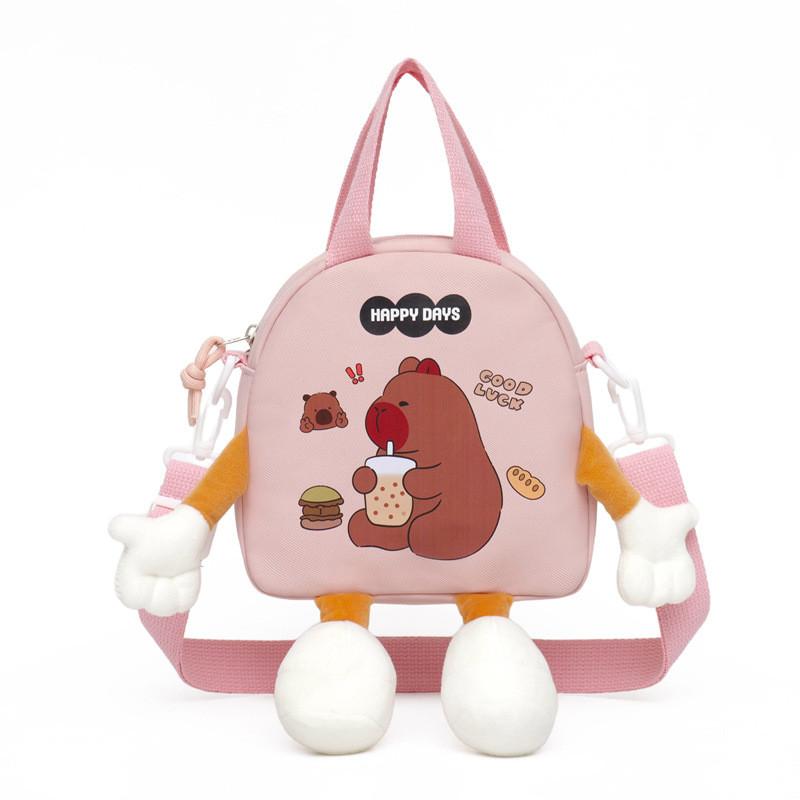 School Kid Kuromi Bag Cartoon Design Lightweight Nylon Material Outings Daily
