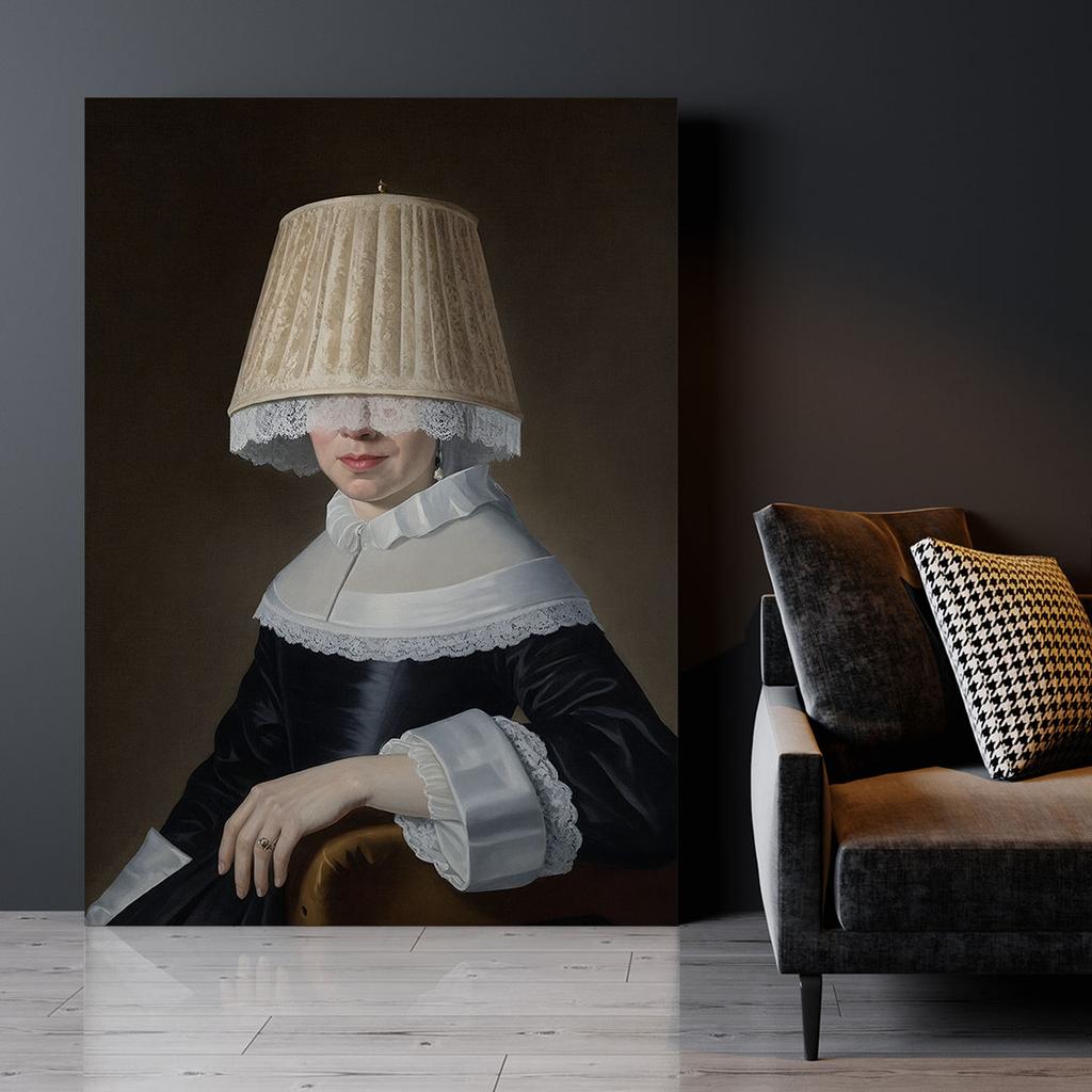 Canvas Print Portrait Lapa Lampshade