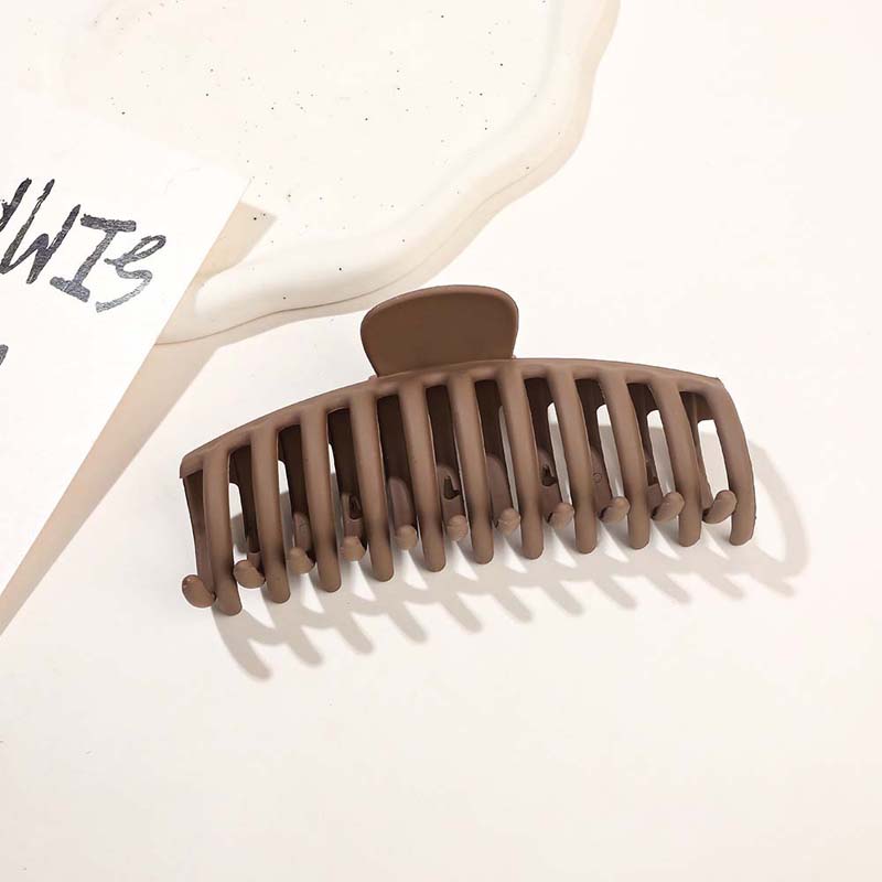 

13СМ Корейский Однотонный Большой Зажим для Волос Элегантный Акриловый Зажим для Хвоста Заколки Заколка Краб для Женщин Девушек Аксессуары для Волос