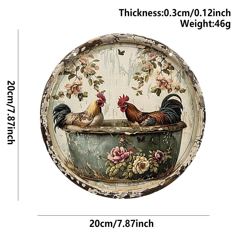 

Деревянная табличка на дверь на Хэллоуин в наличии: Круглая табличка «Курица в горшочке» 20x20x0.3 cm