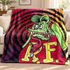 Rat Fink Blanket Flannel Blanket Soft Cozy Plush Throw for Sofa Bed Lightweight Home Decoration Outdoor Camping