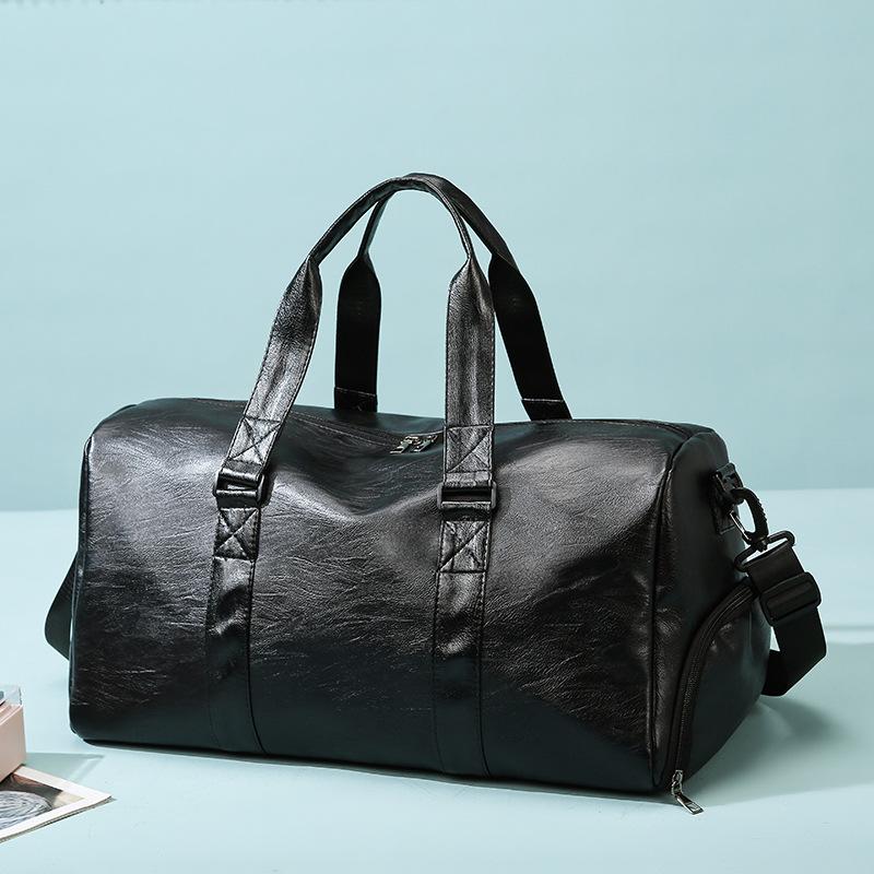 

Travel bag Short-distance luggage bag Fitness bag Men s backpack Business trip Portable sports bag Large capacity messenger bag чорний