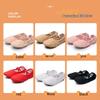 Girls' and Women's Cotton-Padded Non-Slip Ballet Dance Shoes - Flat Heel, Lightweight, for Winter Practice