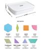 Meile Childhood Magnetic Geometric Blocks - 250 Piece Set for Kids' Shape Recognition and Kindergarten Puzzles