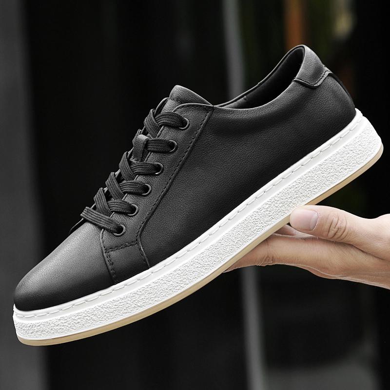 Classics Genuine Leather Casual Shoes High Quality Mens Sneakers Luxury Brand Male Skateboard Footwear Versatile Vulcanize Shoes