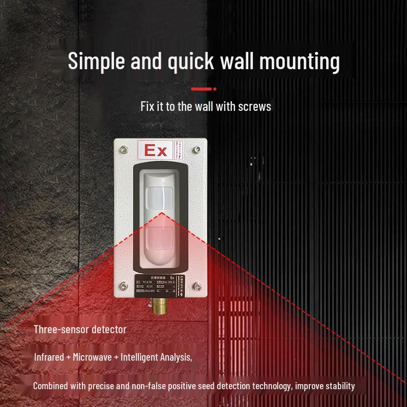 Explosion-Proof Infrared Microwave Tri-Tech Detector for Hazardous Locations Explosion-proof Audio-Visual Alarm