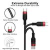Nylon Braided Male to Male 3A Fast Charging Data Cable Type C Type C PD Charging USB Cable for Camera Computer 12-Month Warranty