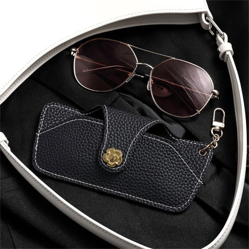 Eyeglasses Case PU Carrying Case Glasses Holder Reading Glasses Case For Women Eyeglass Holder Pouch