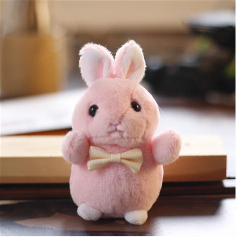 

11 см мягкий маленький кролик плюшевая игрушка подвеска кукла свадебный подарок мини заяц для детей игрушки подарок 13cm
