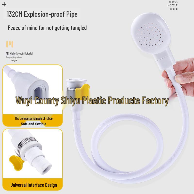 Pet Shower Head - Quick Connect Plastic Sprinkler for Cat & Dog Bathing