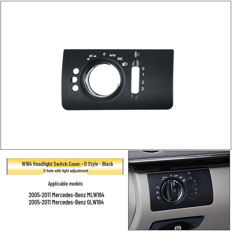 Накладка переключателя фар Mercedes-Benz R-Class ML GL W251/W164
