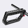 Aluminum Alloy Top Handle Grip DSLR Camera Cage with Double Cold Shoe Mounts 1/4 /3/8 Hole For Accessory Compatibility
