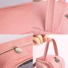 Big Capacity Canvas Fabric Pencil Bag Portable Pencil Case Special Open Window Design