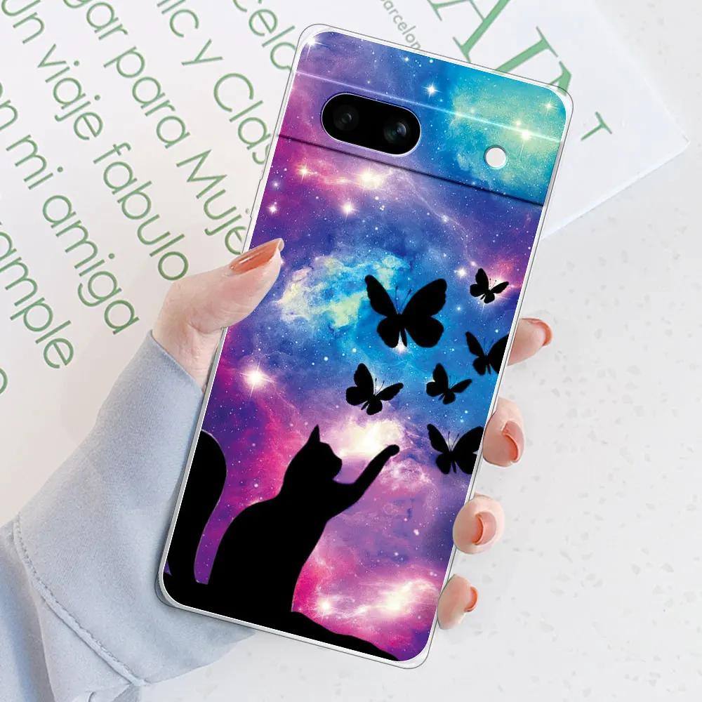 For Google Pixel 7A 6A Case For Google Pixel 8 Pro Clear Soft Silicone TPU Phone Case For Google Pixel 7 Pro /Pixel 6 Pro Coque Google Pixel 7