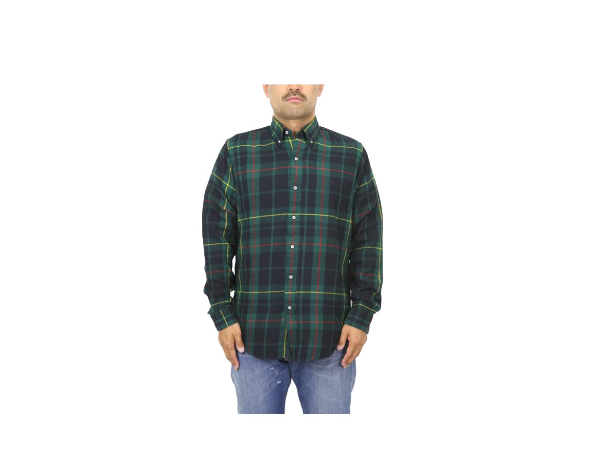 

Polo Ralph Lauren Классический крой Тартановая фланелевая рубашка с длинным рукавом Размер Мужской, 0103952-XXL-GRNMULTI [Б/у]