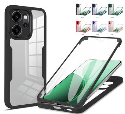 For Reno 14F 5G Case 360 Full Body Screen Protector Transparent Cases For OPPO Reno 14F 14 F Reno14F Shockproof Phone Cover