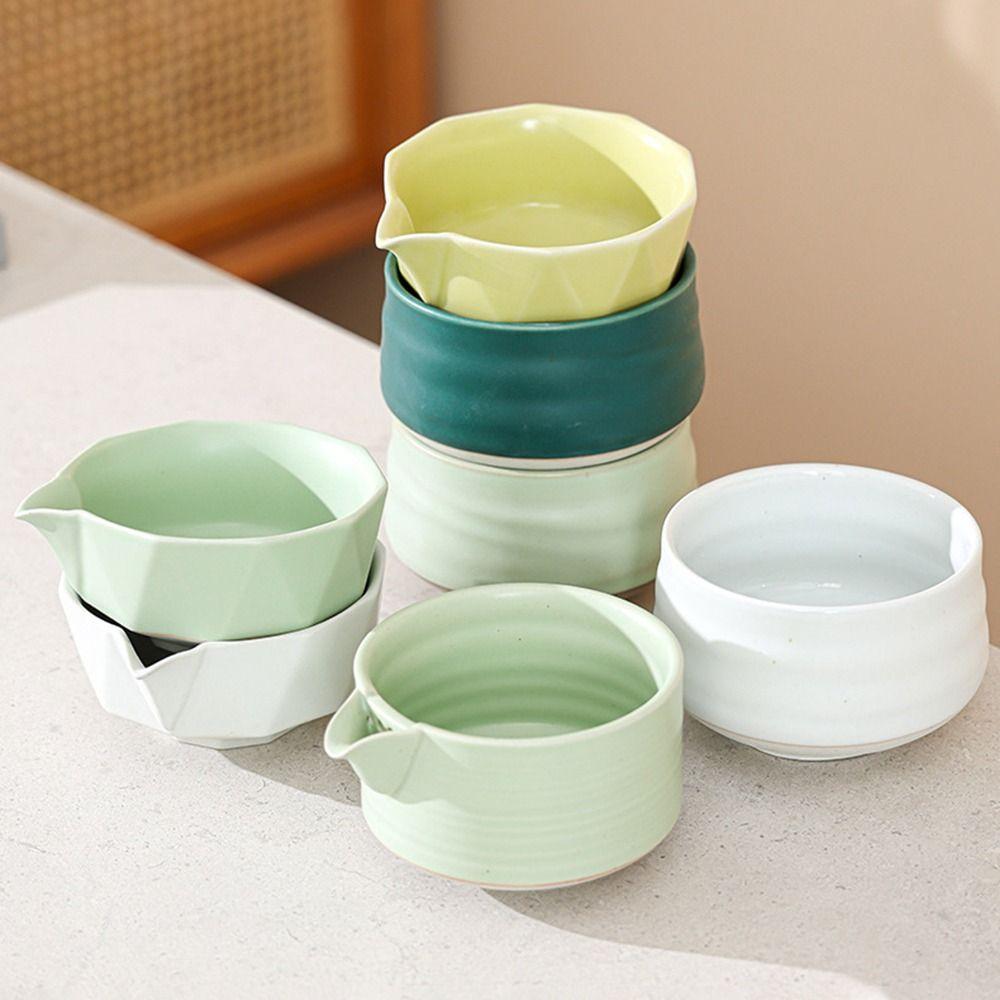4PCS Bamboo Ceramic Matcha Whisk Set Reusable Match Bowl New Japanese Matcha Tea Set  Stirring