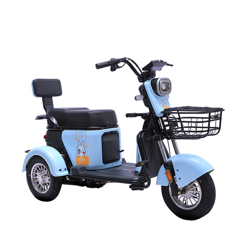 High Capacity 600 Jin Customizable Color Household Electric Passenger Tricycle for Commuting