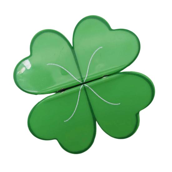 

Magnetic Hair Claw Four Leaf Clover Shape Hair Clip No Slip Strong Hold Hair Claw Voluminous Style Hair Accessory