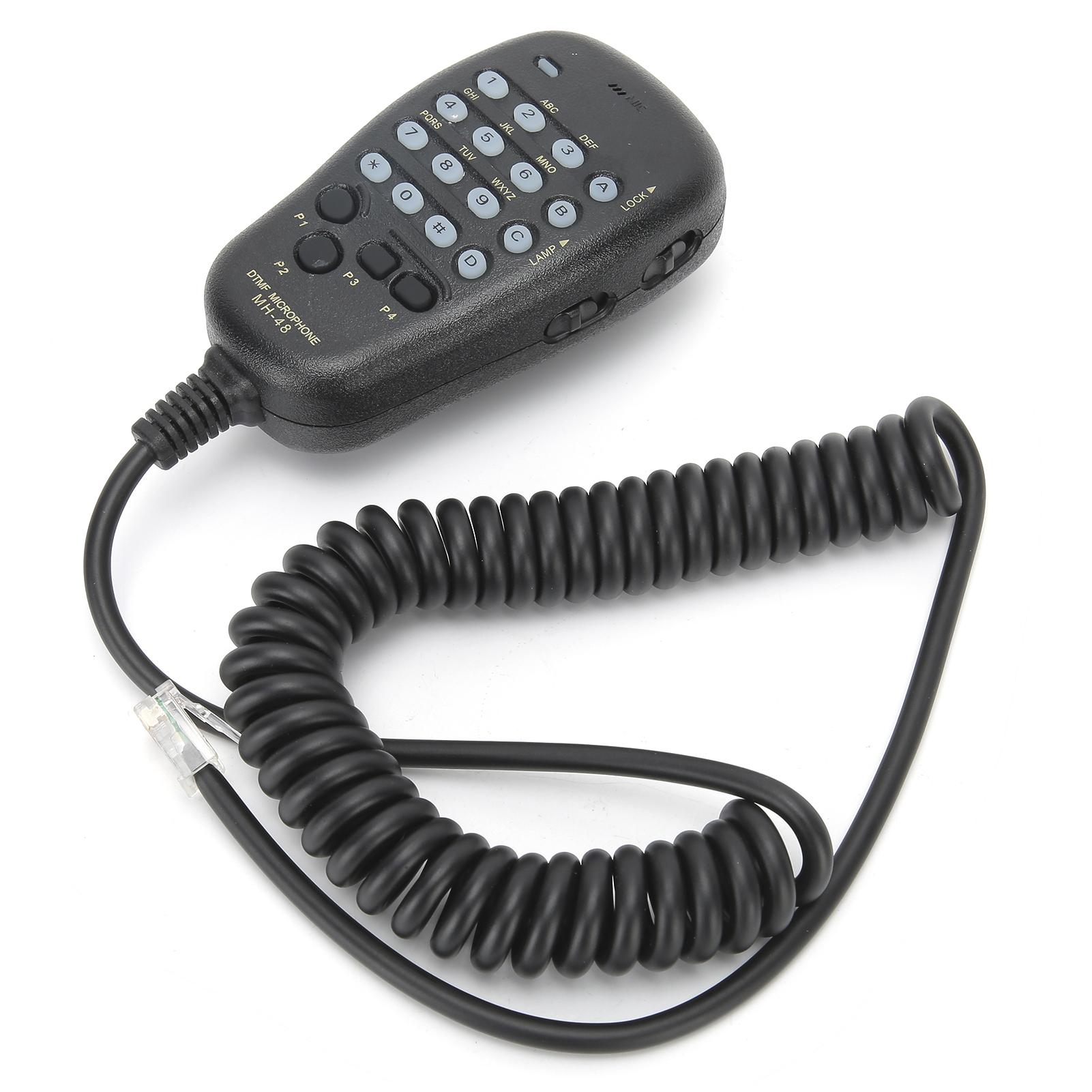 

MH‑48A6J Ручной микрофон с 6-контактным разъемом DTMF, динамик с кнопкой для FT‑1500 FT‑1802