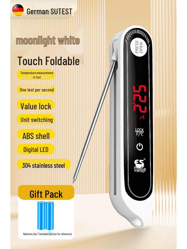Waterproof Kitchen Food Thermometer with Baking Probe for Water Temperature Measurement