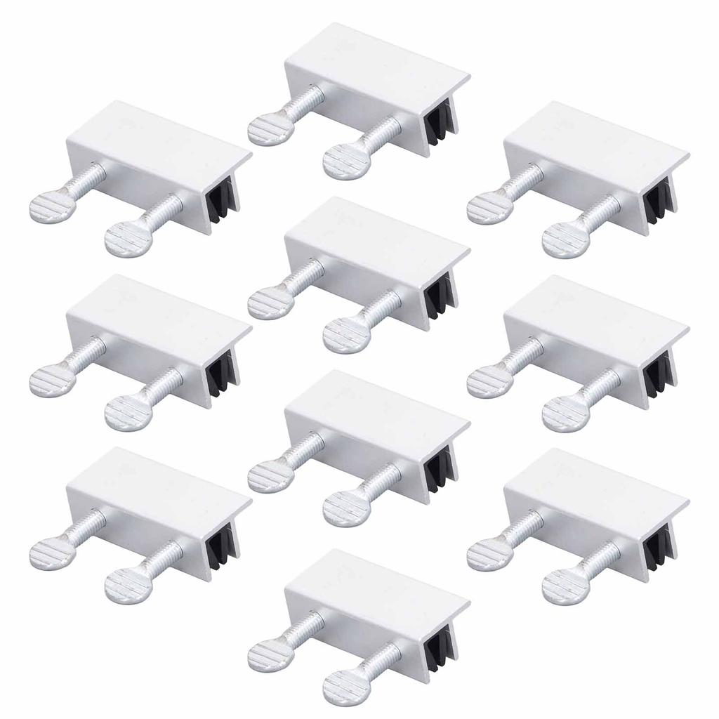 10Pcs Sliding Window Locks Aluminum Alloy Anti Aging Adjustable Window Stopper for Home Safety