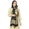 Weavers Villa Women'S Rayon Soft Viscose Summer/Autumn Scarf, Stoles, Scarves (Black), 70Cm X 200Cm