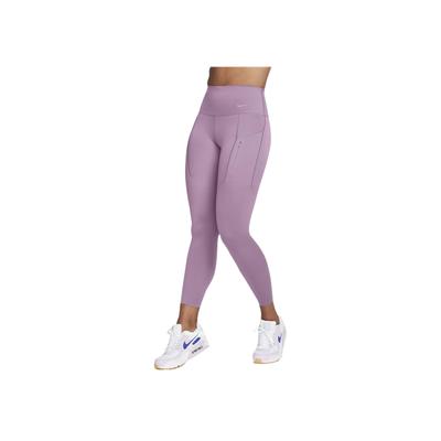 Firm-Support High-Waisted 7/8 Leggings With Pockets Women Leggings Purple DQ5636-536