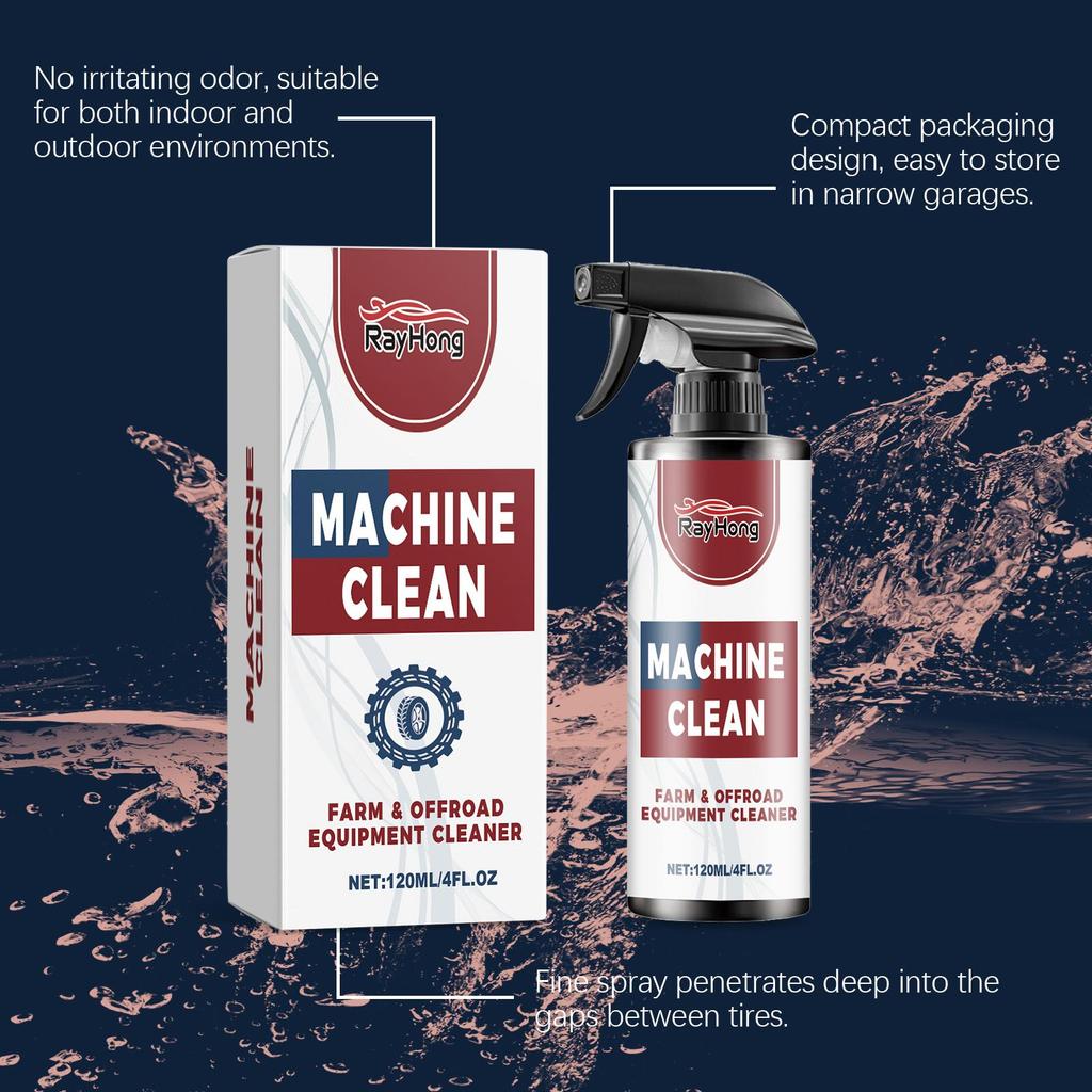 RAYHONG Car Tire Cleaner Car Wheel & Tire Dust Asphalt Non-Injury Plating Cleaner