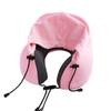 Removable Cover U-shaped Neck Pillow Washable Cover Hooded Neckrest Pad  Car Neck Support