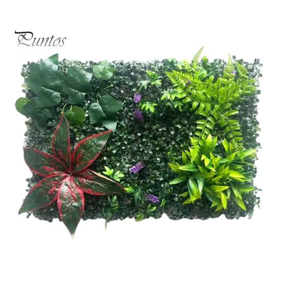 Decorative Privacy Screen 40x60CM Artificial Plants Wall Panel Realistic Fake Greenery Grass Backdrop Covering Decoration Indoor Outdoor Garden