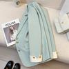 Blazer Business Monocolore da Donna Primavera 2026, Blazer con Tasche a Manica Lunga in Poliestere, Giacca Casual da Ufficio