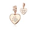 S925 Silver Cute Dog Charms Bead Keychain Animal Puppy Teddy Yorkshire Terrier Crab Paw Whale Rooster Snake Crocodile Jewelry