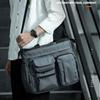Oxford Crossbody Bag Multifunctional Shoulder Bag for Business Travel Casual Use Stylish Laptop Briefcase with Adjustable Strap