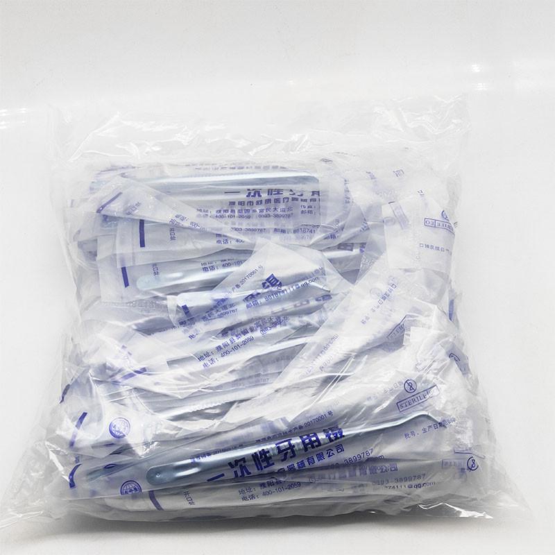 Pinzetta dentale in acciaio per strumenti dentali usa e getta