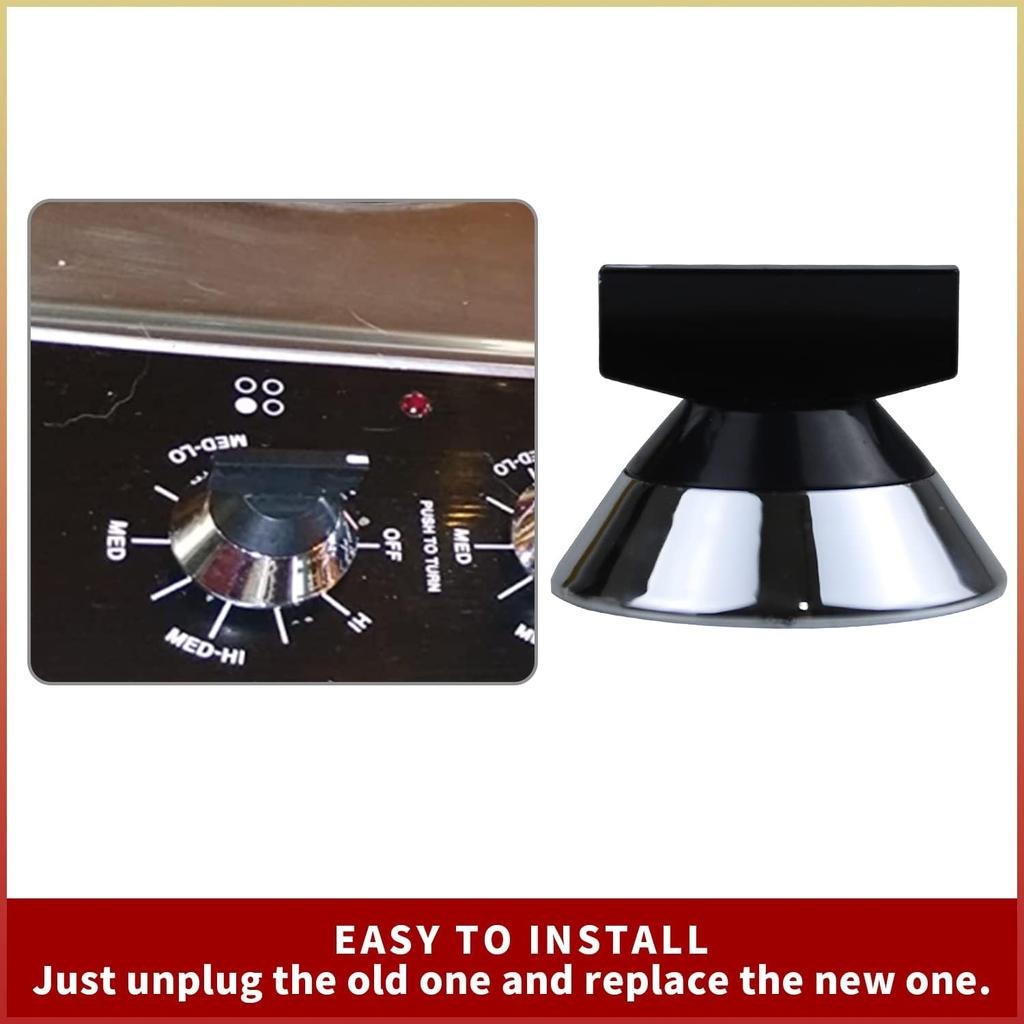 330190 WP330190 Electric Range Stove Knobs Replacement Part Compatible with Whirlpool Surface Burner Top Control Replaces