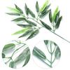 20Pcs/Set Artificial Plants Bamboo Leaves Home Fake Bamboo Tree Leaves Branches
