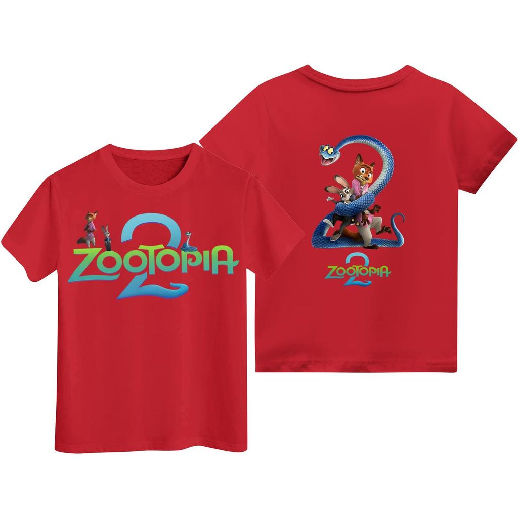 Children's Casual Fashion Cartoon Print Short-sleeved T-shirt Top