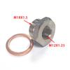 Exhaust O2 Oxygen Sensor Spacer Reducer Adapter M18 X 1.5mm To M12 X 1.25mm 2028
