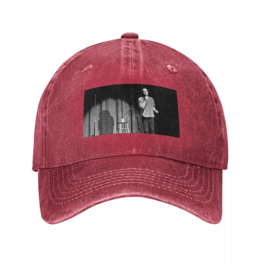 Steven Wright BW Photograph Baseball Cap Trucker Cap Snapback Cap Beach Bag Hat Unisex Luxury Unisexs Baseball Womens