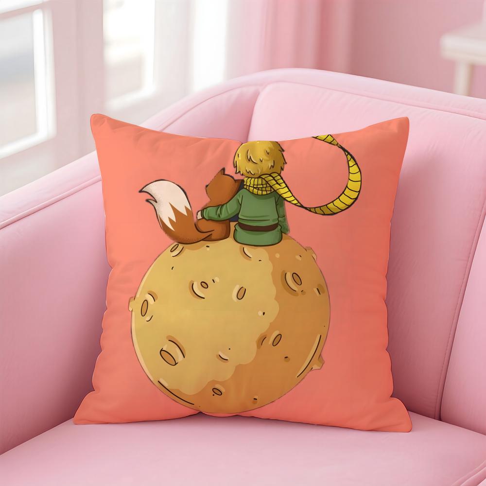 anime T-The L-Little Prince Cushion Cover Comfortable Reversible Pillow Cover Ideal for Car Sofa Bedroom & Beyond